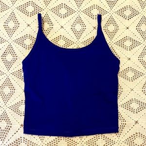 Everlane Perform Cami in blue, size XS.